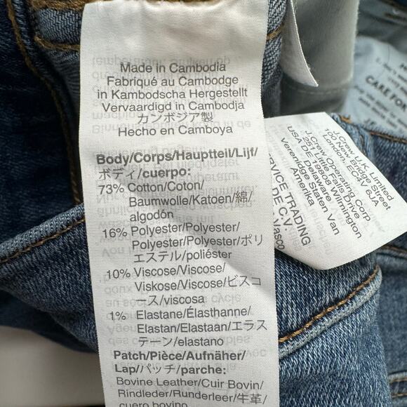 Madewell Roadtripper Stovepipe Jean Slim High Rise Stretch Cotton Blend MB923 26 - Picture 9 of 11